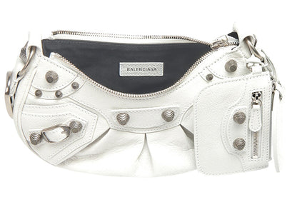 Balenciaga Le Cagole Shoulder Bag XS White