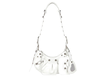 Balenciaga Le Cagole Shoulder Bag XS White