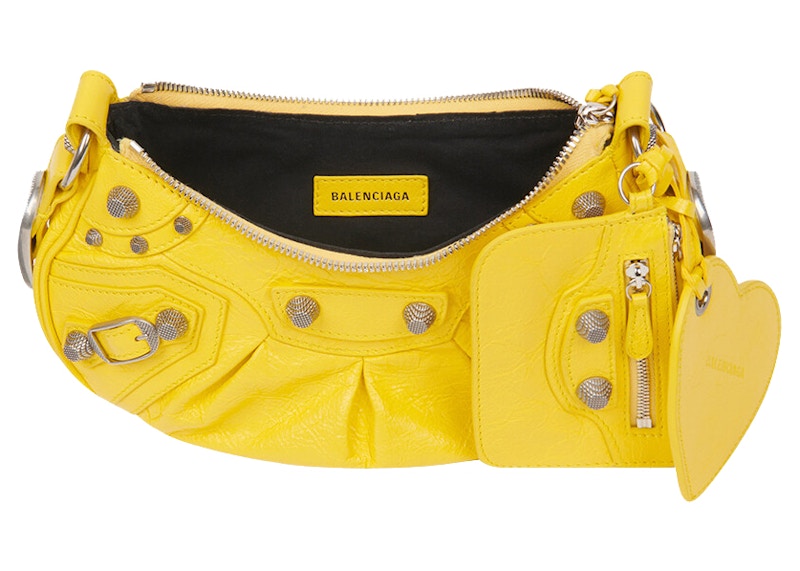 Balenciaga Le Cagole Shoulder Bag XS Yellow