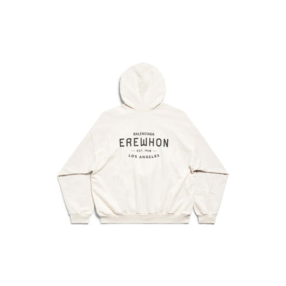 Balenciaga x Erewhon Los Angeles Zip-Up Hoodie Medium Fit Beige/Black