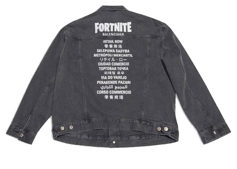 Balenciaga x FORTNITE©2021 Large Fit Jacket Black