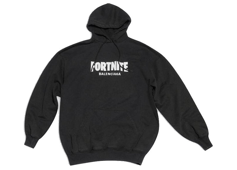 Balenciaga x FORTNITE©2021 Medium Fit (W) Hoodie Black