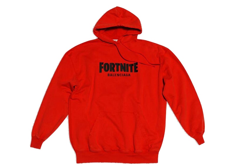 Balenciaga x FORTNITE©2021 Medium Fit Hoodie Red