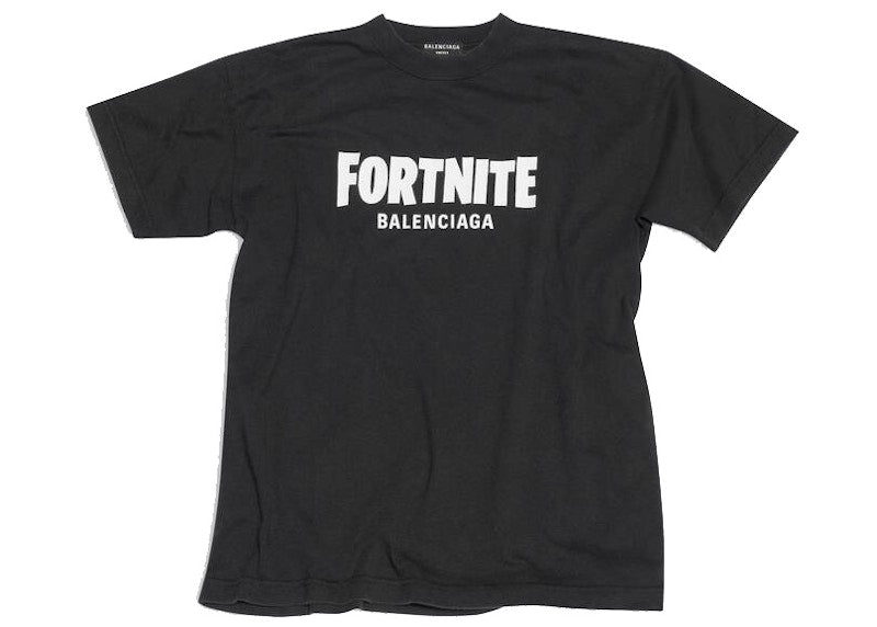 Balenciaga x FORTNITE©2021 Medium Fit T-shirt Black/White