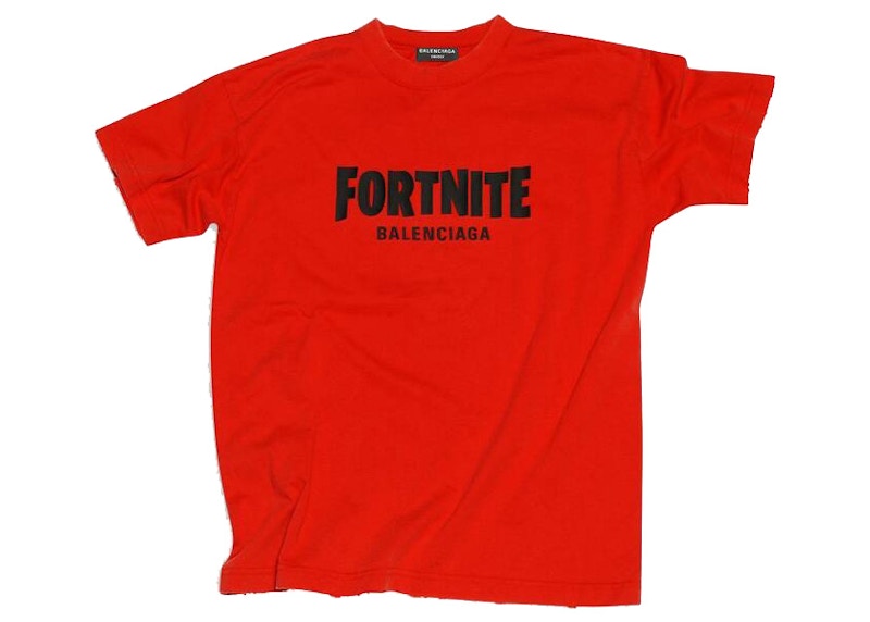 Balenciaga x FORTNITE©2021 Medium Fit T-shirt Red