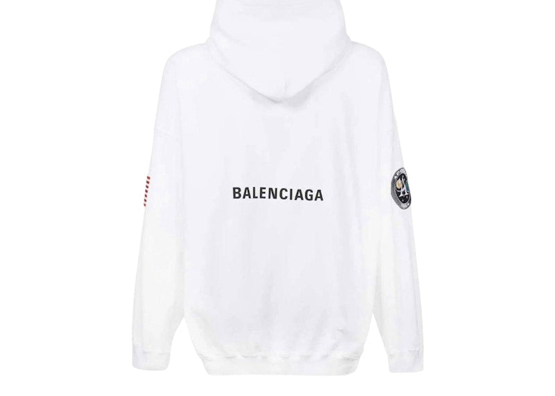 Balenciaga x NASA Hoodie White