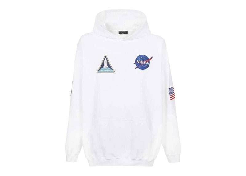 Balenciaga x NASA Hoodie White