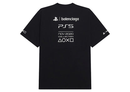 Balenciaga x PlayStation Boxy T-shirt Black