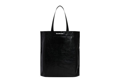 Balenciaga x The Simpsons Shopper Shoulder Tote Bag Medium Black