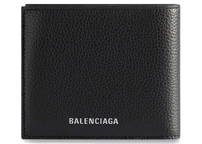 Balenciaga x The Simpsons Square Folded Coin Wallet Black