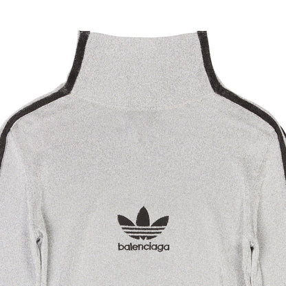 Balenciaga x adidas Athletic Mock Neck Silver