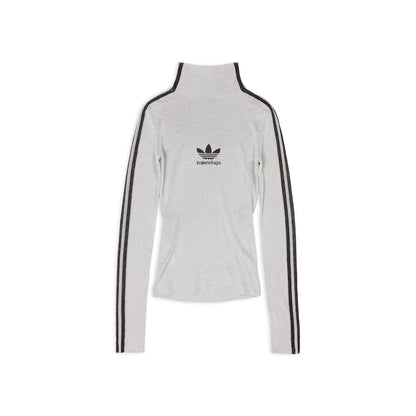 Balenciaga x adidas Athletic Mock Neck Silver