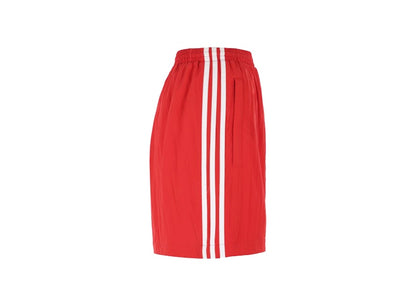 Balenciaga x adidas Crepe Technical Fabric Shorts Red