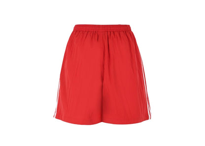 Balenciaga x adidas Crepe Technical Fabric Shorts Red