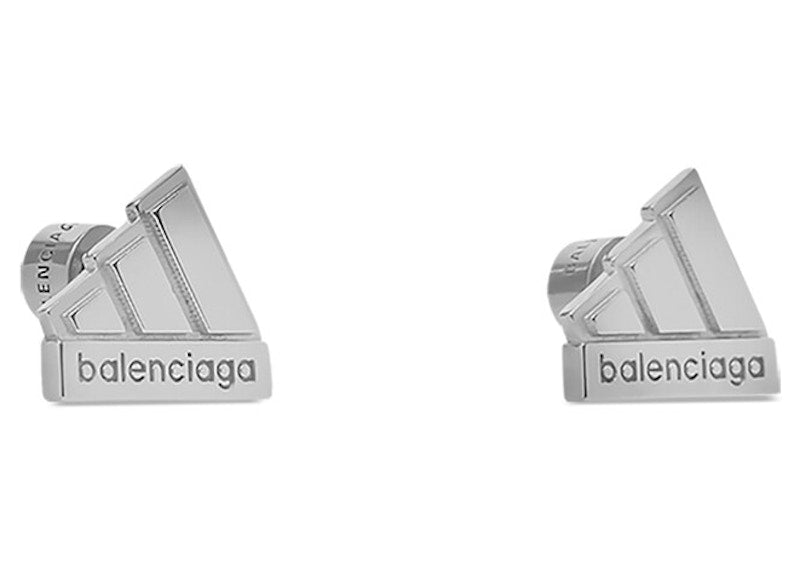 Balenciaga x adidas Earrings Silver