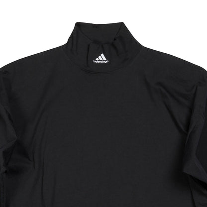 Balenciaga x adidas High Neck T-Shirt Black