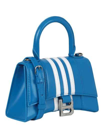 Balenciaga x adidas Hourglass Top Handle Blue White