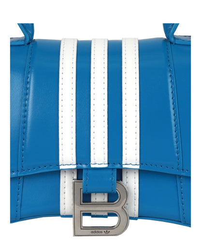 Balenciaga x adidas Hourglass Top Handle Blue White