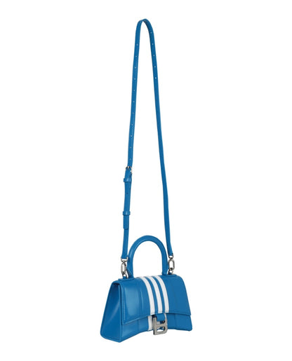Balenciaga x adidas Hourglass Top Handle Blue White