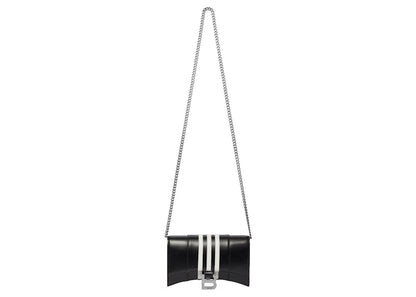 Balenciaga x adidas Hourglass Wallet With Chain Black