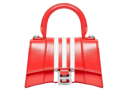 Balenciaga x adidas Hourglass XS Box Handbag Red
