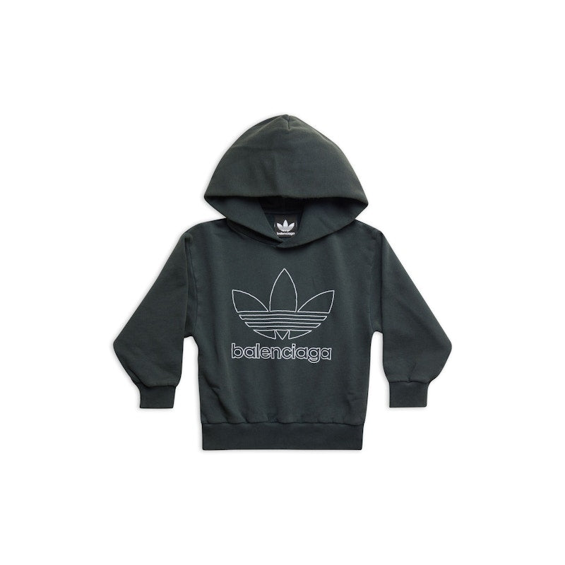 Balenciaga x adidas Kids Hoodie Green