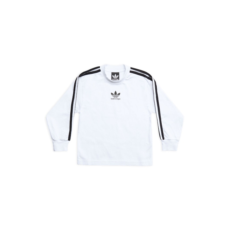 Balenciaga x adidas Kids - Long Sleeve T-Shirt White