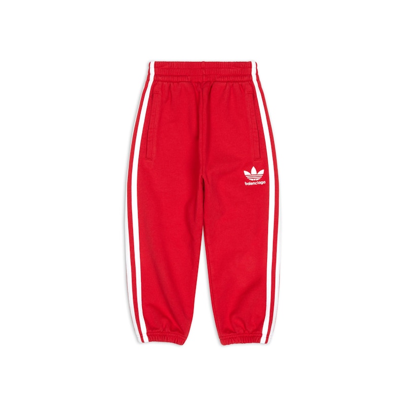 Balenciaga x adidas Kids Sweatpants Red