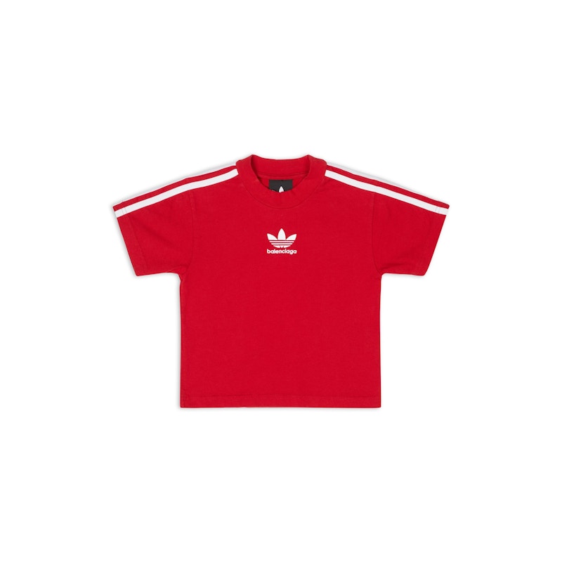 Balenciaga x adidas Kids T-Shirt Red