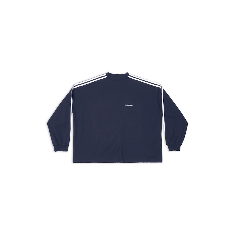 Balenciaga x adidas Long Sleeve T-Shirt Navy