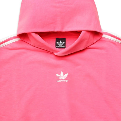 Balenciaga x adidas No Rib Hoodie Medium Fit Neon Pink