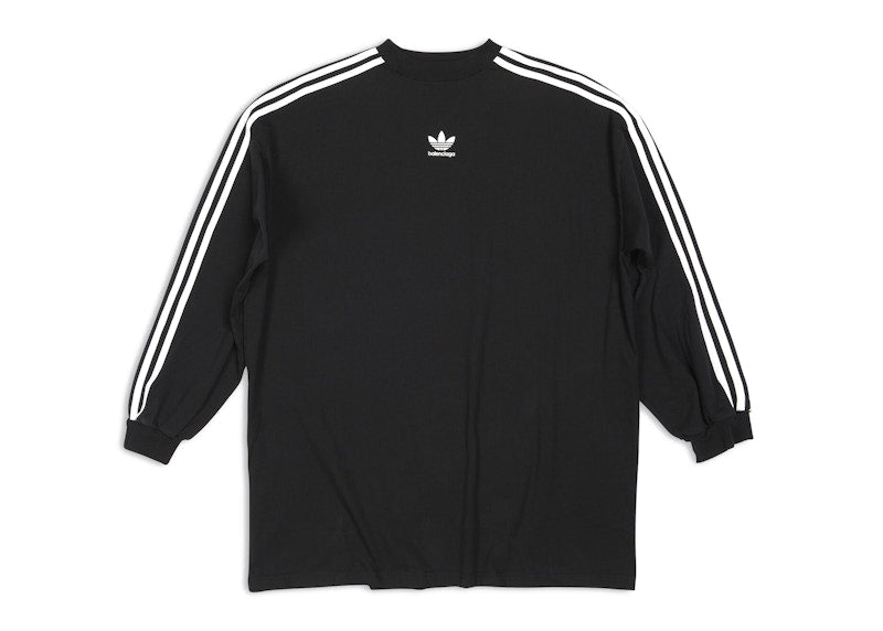 Balenciaga x adidas Oversized L/S T-Shirt Black