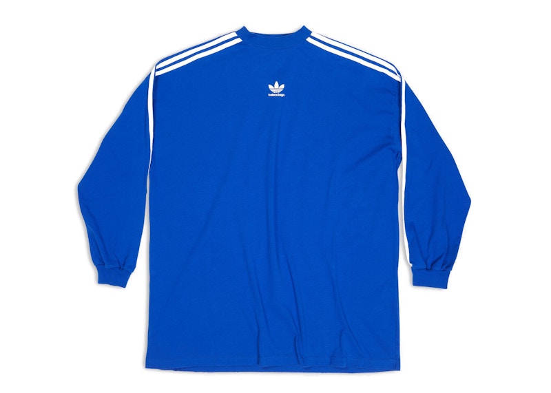 Balenciaga x adidas Oversized L/S T-Shirt Blue