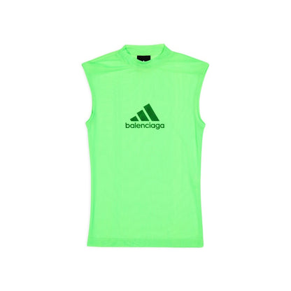 Balenciaga x adidas Sleeveless Fitted Top Fluo Green