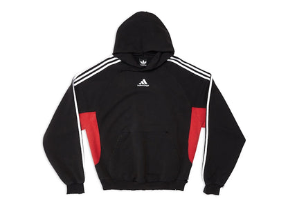 Balenciaga x adidas Women's Small Fit Hoodie Black Red