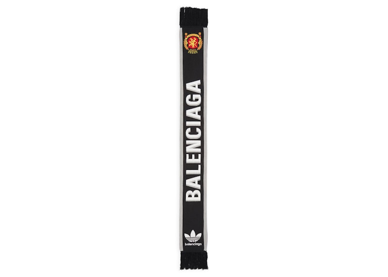 Balenciaga x adidas Soccer Scarf Black/White