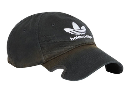 Balenciaga x adidas Trefoil Balenciaga Logo Cap Black/White