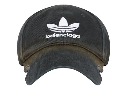 Balenciaga x adidas Trefoil Balenciaga Logo Cap Black/White