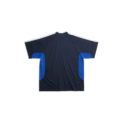 Balenciaga x adidas Unisex T-Shirt Oversized Navy Blue