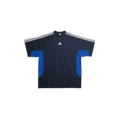 Balenciaga x adidas Unisex T-Shirt Oversized Navy Blue