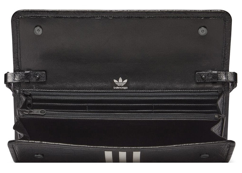 Balenciaga x adidas Wallet On Strap Black