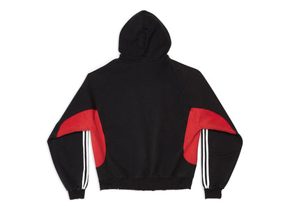 Balenciaga x adidas Women's Small Fit Hoodie Black Red