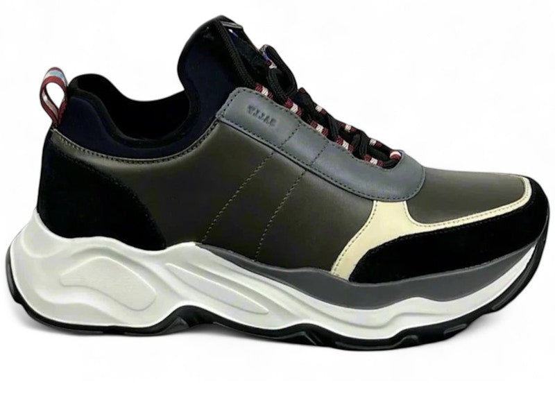 Bally Berlin Sneaker Green Black Burgundy
