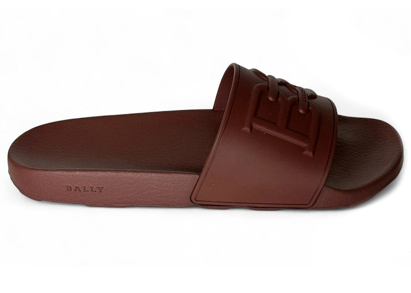 Bally Scotty Rubber Sandal Heritage Red