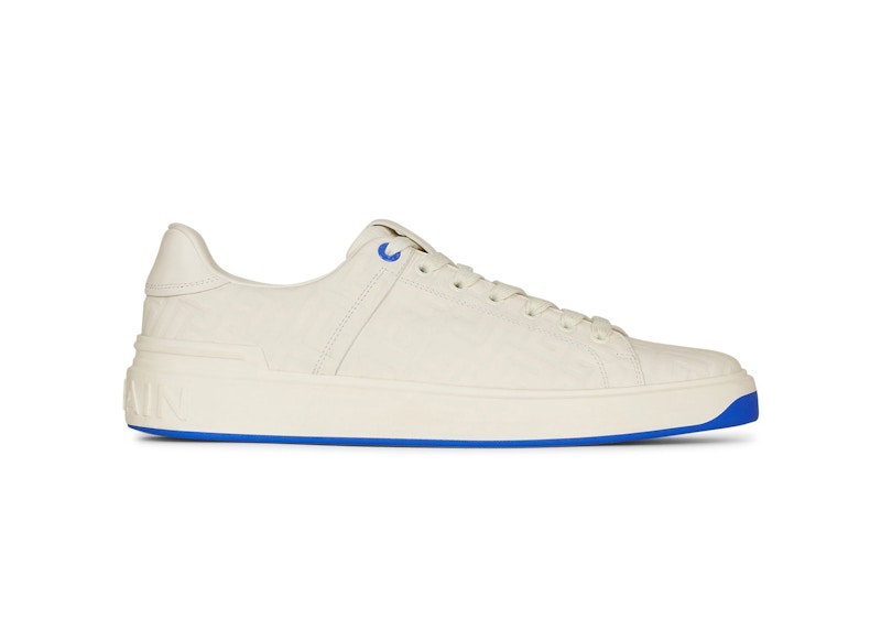 Balmain B-Court Low-Top White Blue