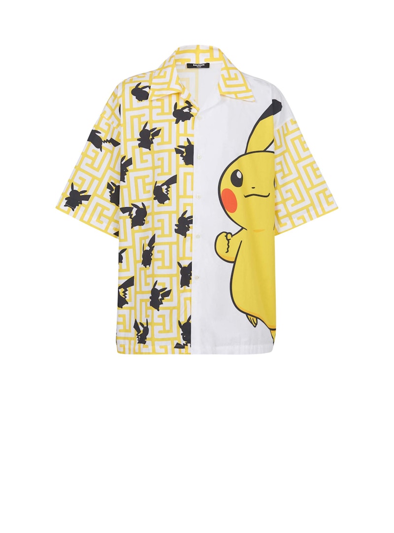 Balmain x Pokemon Oversized Shirt Yellow
