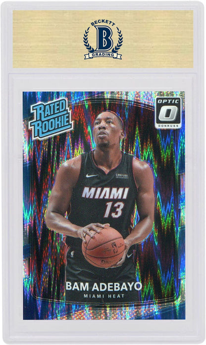 Bam Adebayo 2017 Donruss Optic Rookie Shock #187 (PSA or BGS Graded)