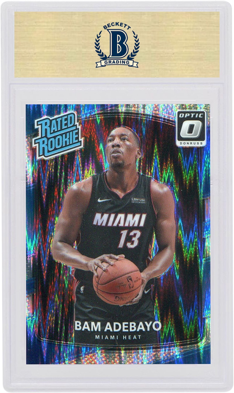 Bam Adebayo 2017 Donruss Optic Rookie Shock #187 (PSA or BGS Graded)