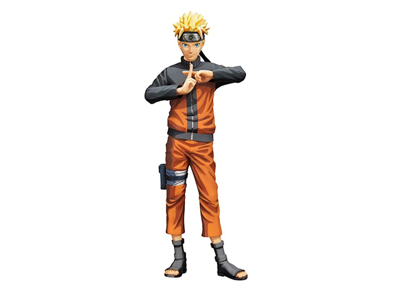 Banpresto Naruto Shippuden Grandista Nero Uzumaki Naruto Manga Dimensions Figure Orange