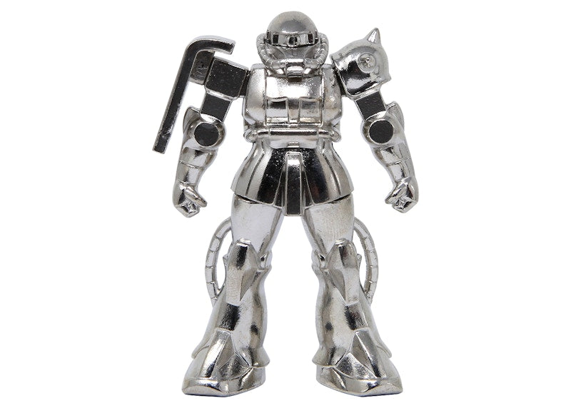 Bandai Absolute Chogokin Mobile Suit Gundam GM-03 Zaku II Mass Production Model Action Figure Silver